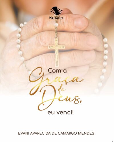 Com a graça de Deus, eu venci!